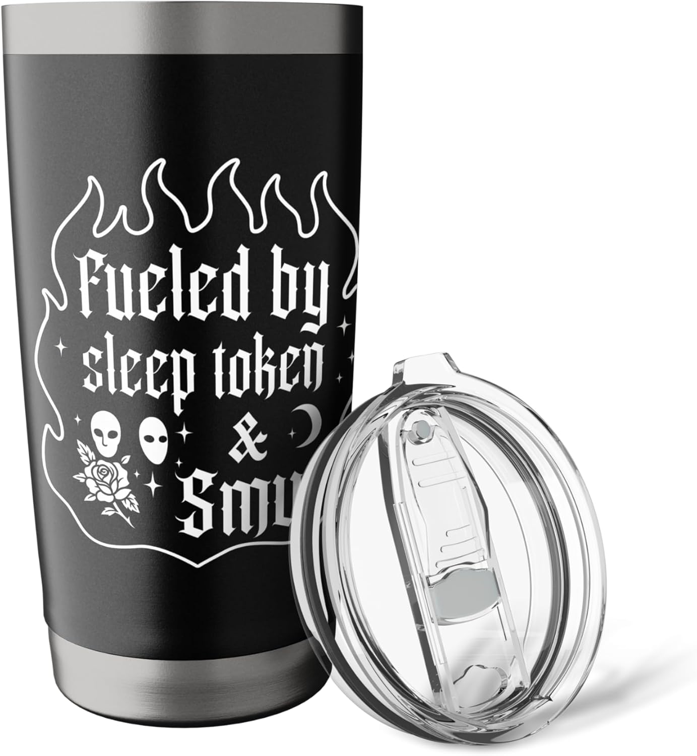 Fueled by Sleep Token and Smut Funny Stainless Steel Insulated Tumbler