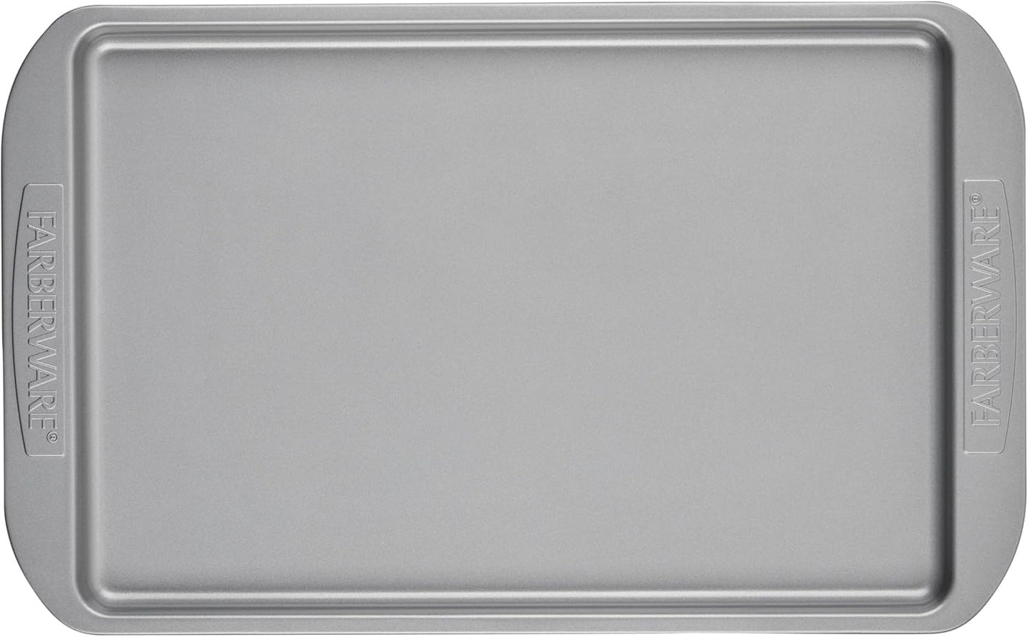 Farberware Nonstick Bakeware 3-Piece Cookie Pan Set, Gray
