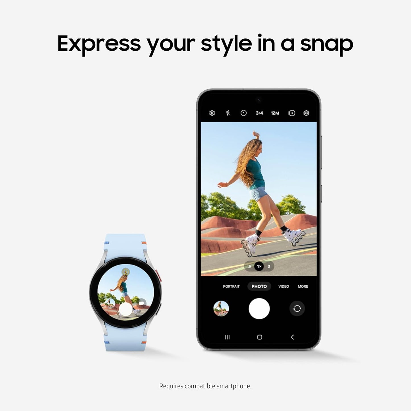 SAMSUNG Galaxy Watch FE 40mm LTE AI Smartwatch w/Fitness Tracking, BIA Sensor, Personalized HR Zones, Heart Rate Tracker, Sleep Monitor, 2024, Black [US Version, 1Yr Manufacturer Warranty]