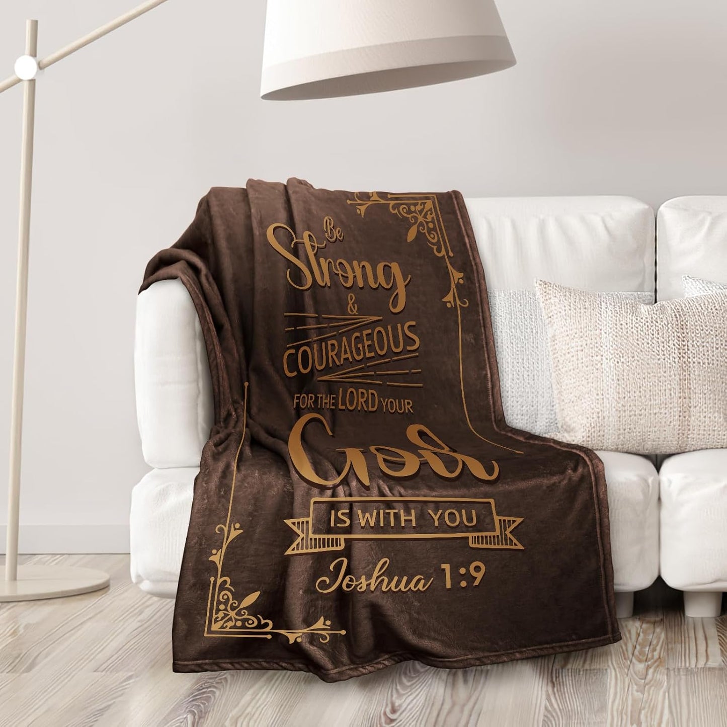 Christian Gifts for Men Christian Gift for Him Throw Blanket, Religious Gift for Men, Inspirational Gifts Blanket Spiritual Gift for Man, 60 * 50in