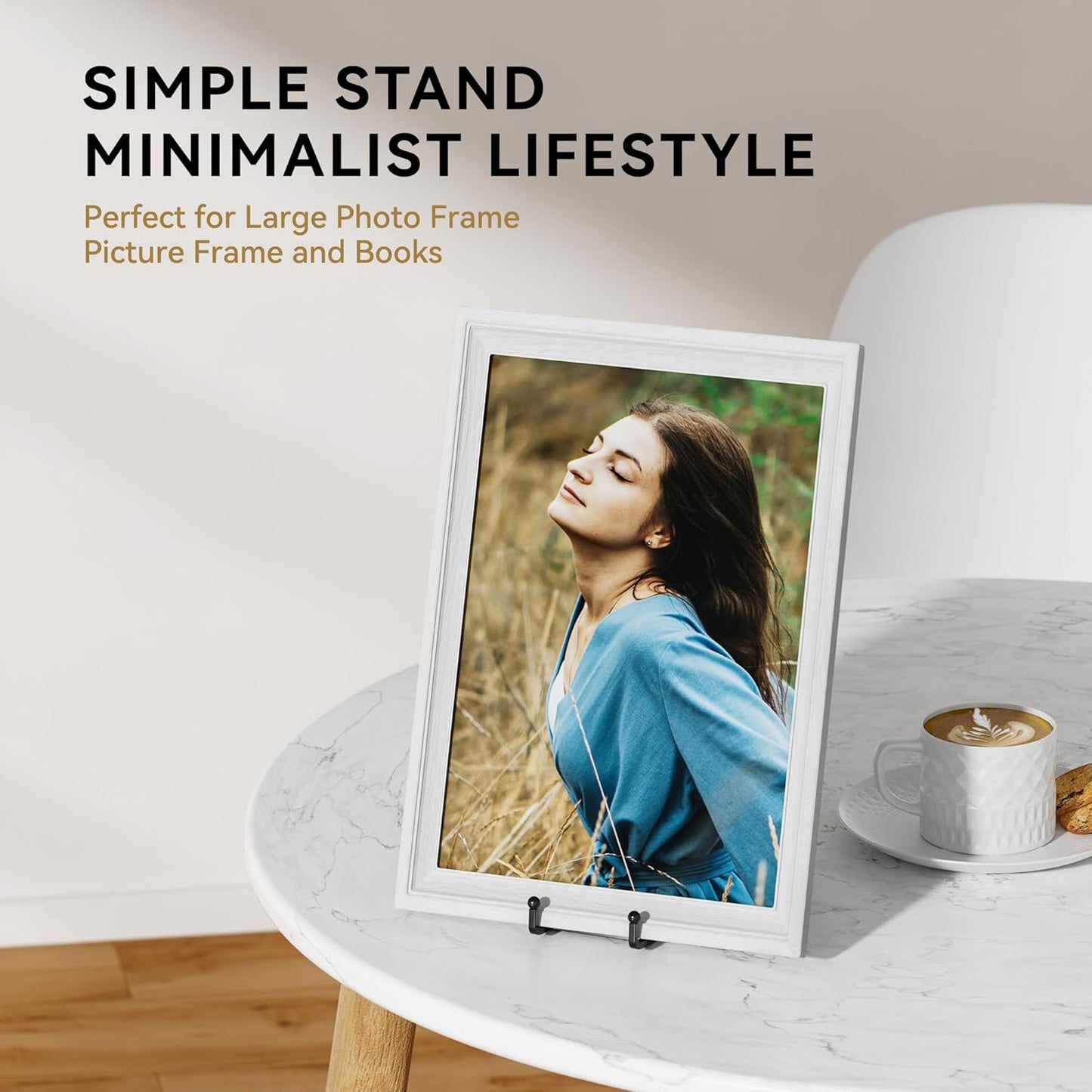 3 Pack10 Inch Large Plate Stands/Holder for Display, Metal Small Easels Picture Stand for Book, Platter, Plaque, Photo Frame, Table top Art
