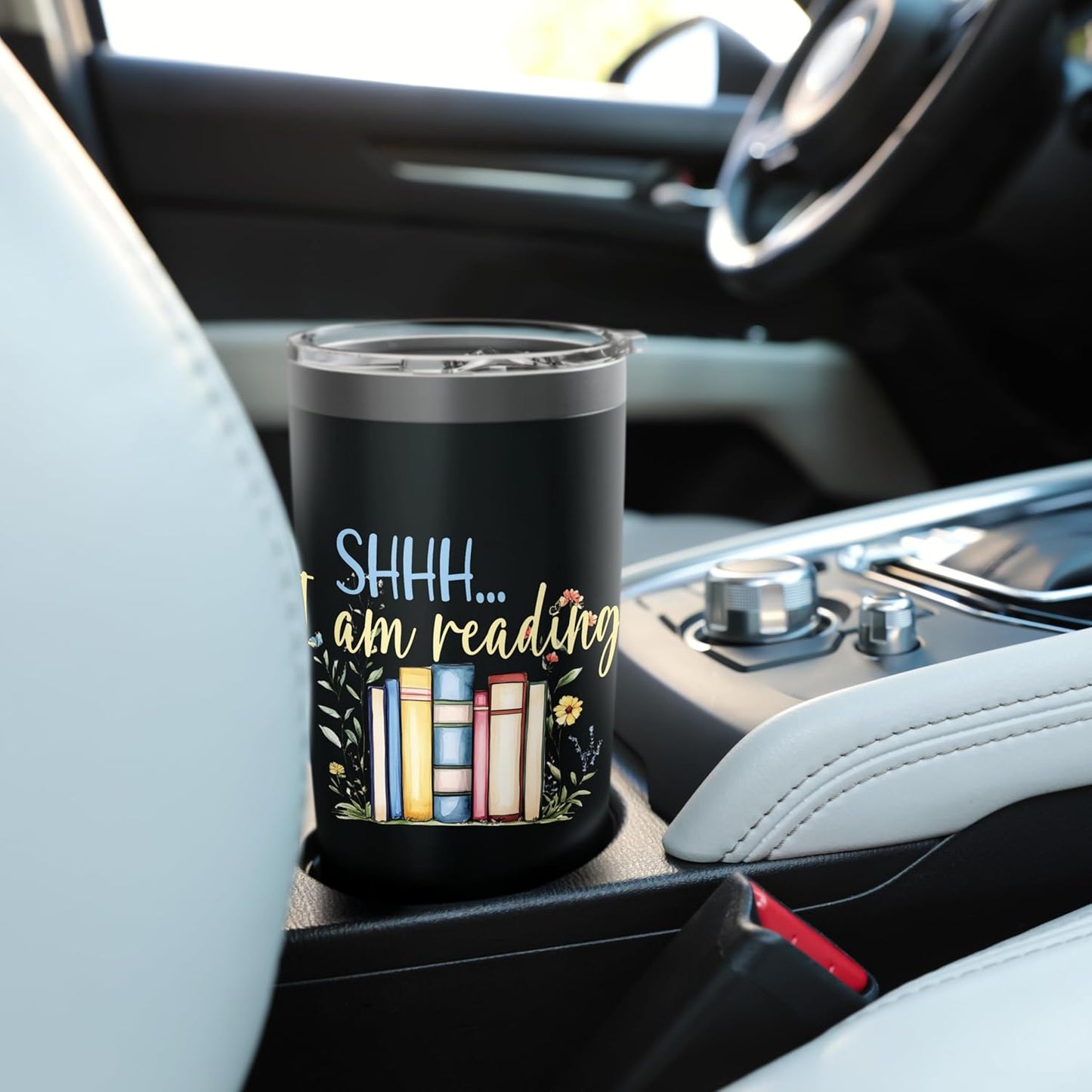 SHHH, I'm Reading, Lover Reader Book Worm Stainless Steel Insulated Tumbler