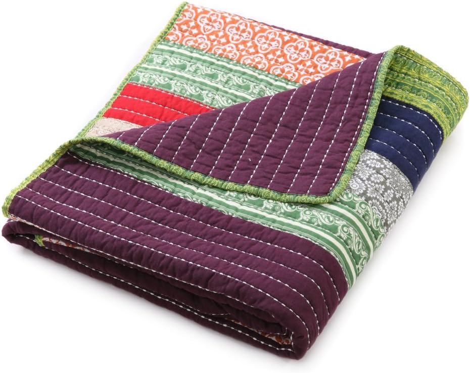 Greenland Home Marley Throw Blanket, Carnival 50 x 60