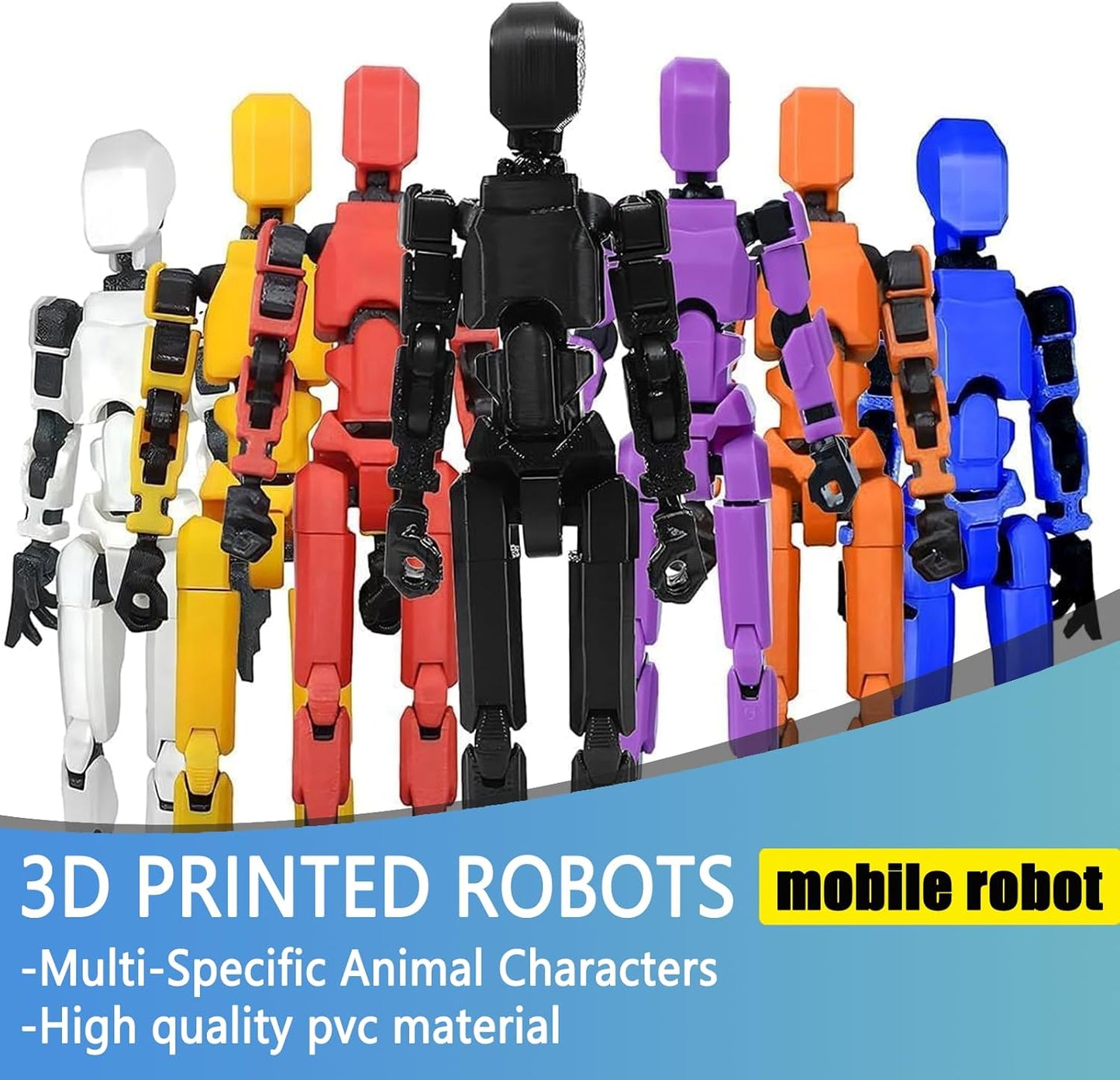 2026 New Assembly Completed-Titan 13 Action Figure,Dummy Robot 13 Action Figures Set,3D Printed Multi-Jointed Action Figures,Nova 13 Action Figure for Collectors Desktop Decorations (9pcs)
