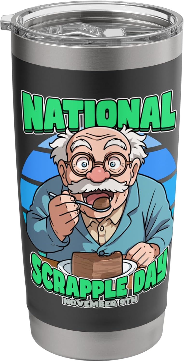 National Scrapple Day November 9th Stainless Steel Insulated Tumbler