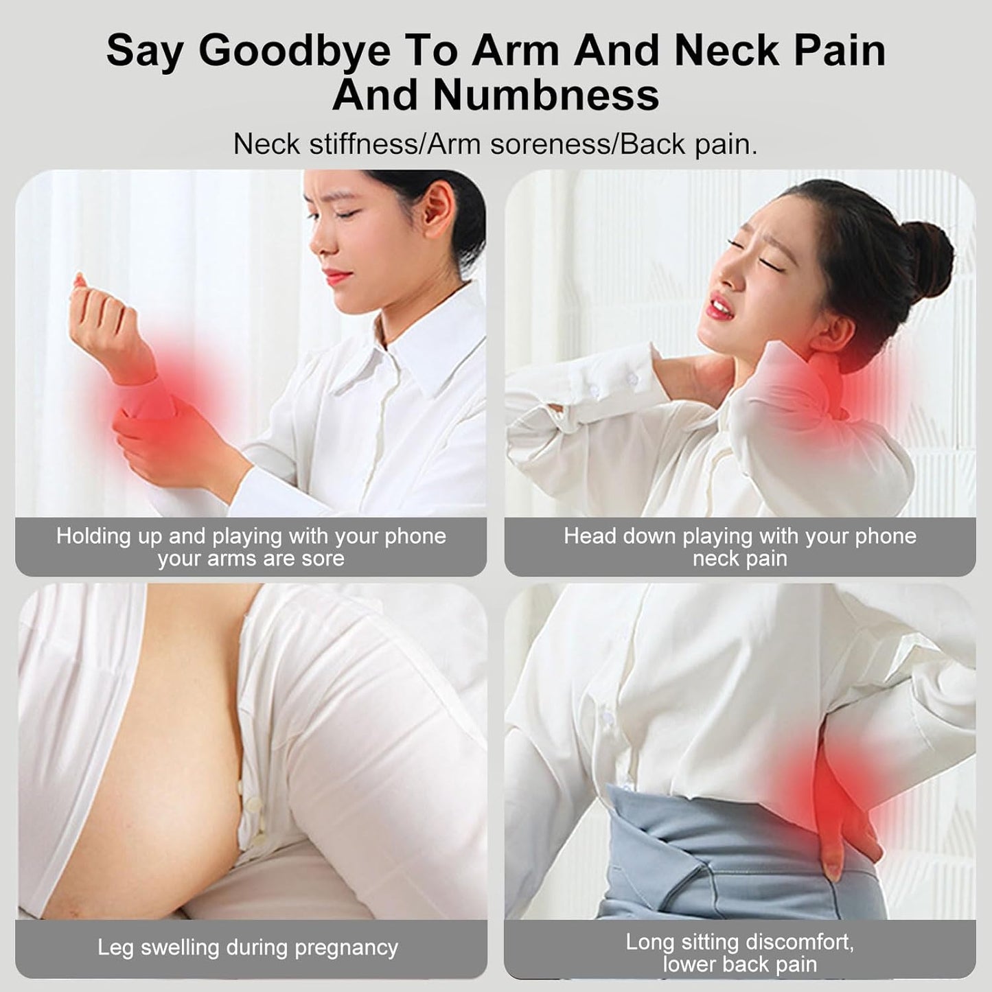 Ergonomic Contoured Support Pillow for Couples - Multi-Functional Memory Foam Cushion with 27° Angle Design, Back Support & Lounger Use