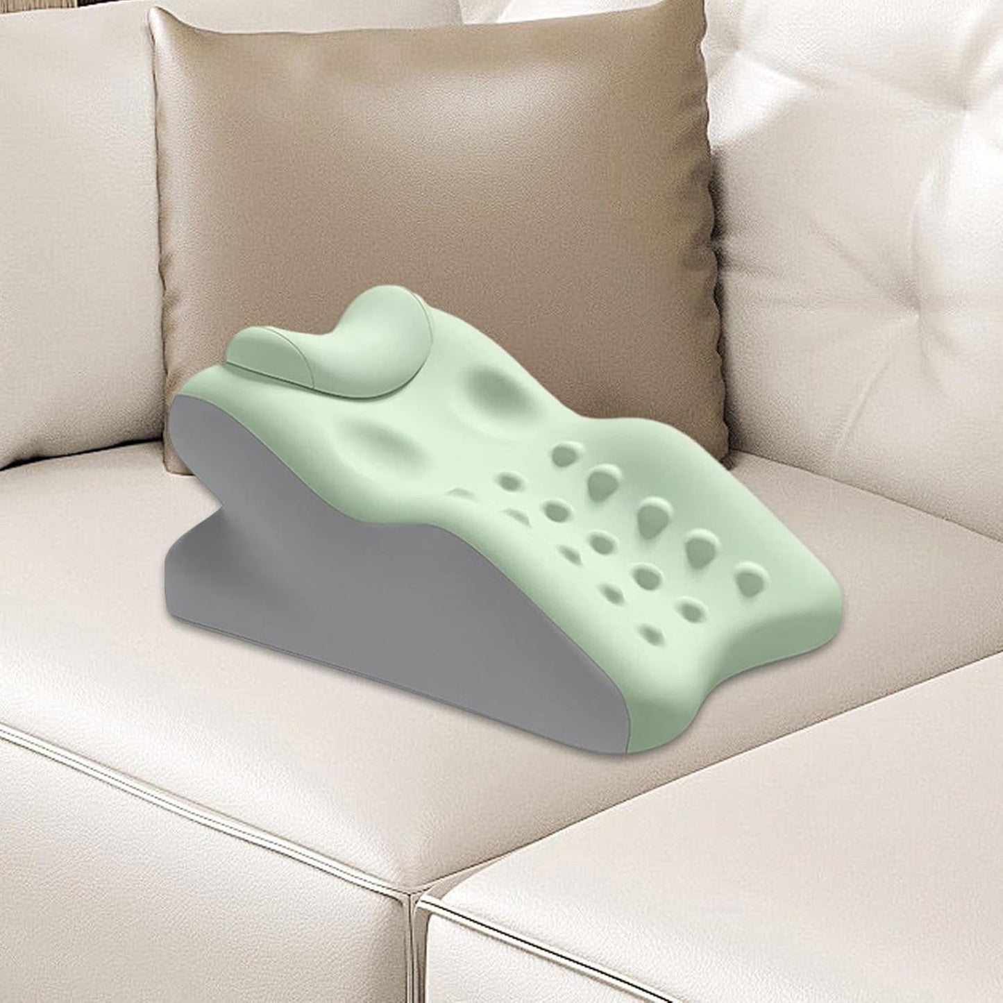 Ergonomic Pillow Wedge, Sleeping Wedge Pillow, Memory Foam Back Cushion, Support Accessory with Washable Cover, Adult with Side Sleeper Design Home Tool for Lying Sitting Reading