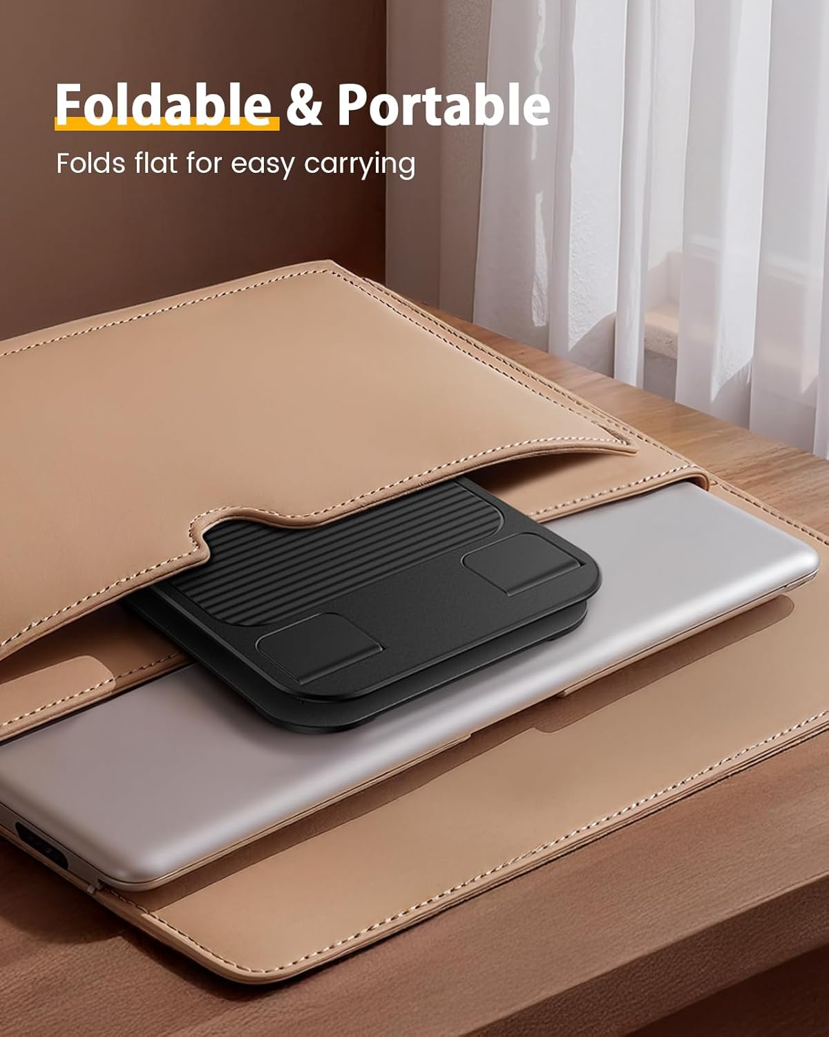 Lamicall Rotating Tablet Stand for Desk - [Fully Adjustable][Foldable & Portable] iPad Stand with Heavy-Duty Base, Tablet Holder Gifts for 4.7-13" Devices, 2025 iPad Pro Air, Kindle, iPhone 17 Pro