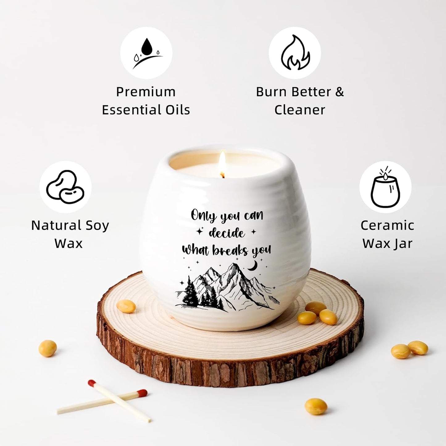 Book Lovers Gifts Book Lovers Candle 10Oz Birthday Gifts for Books Lovers, Reading Gift for Women Men Christmas Gift for Bookworm, Librarian, Writer, Friend