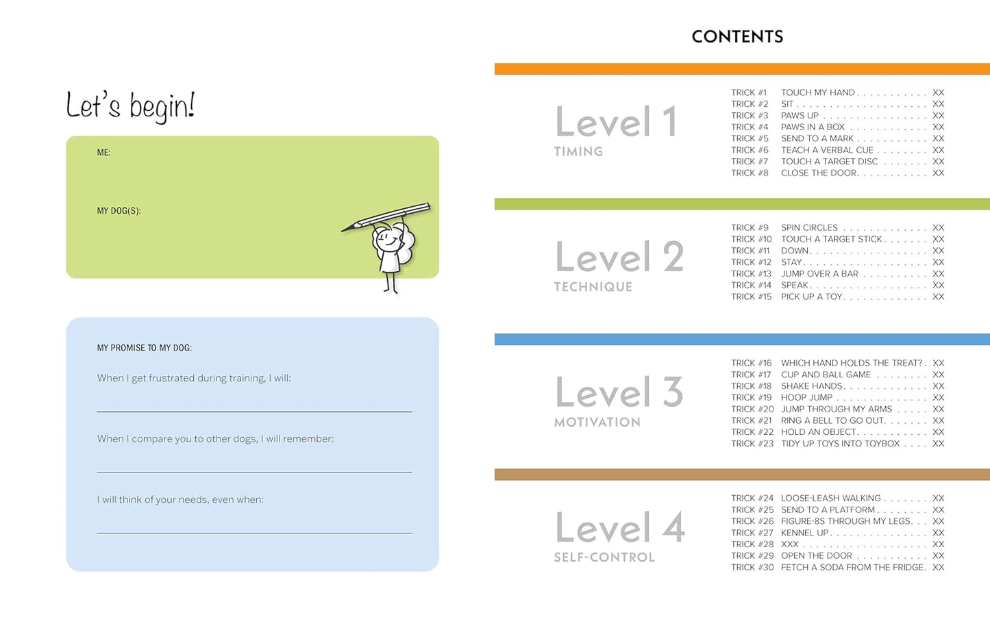 The Dog Tricks and Training Workbook, Revised and Expanded: A Step-by-Step Interactive Curriculum to Engage, Challenge, and Bond with Your Dog