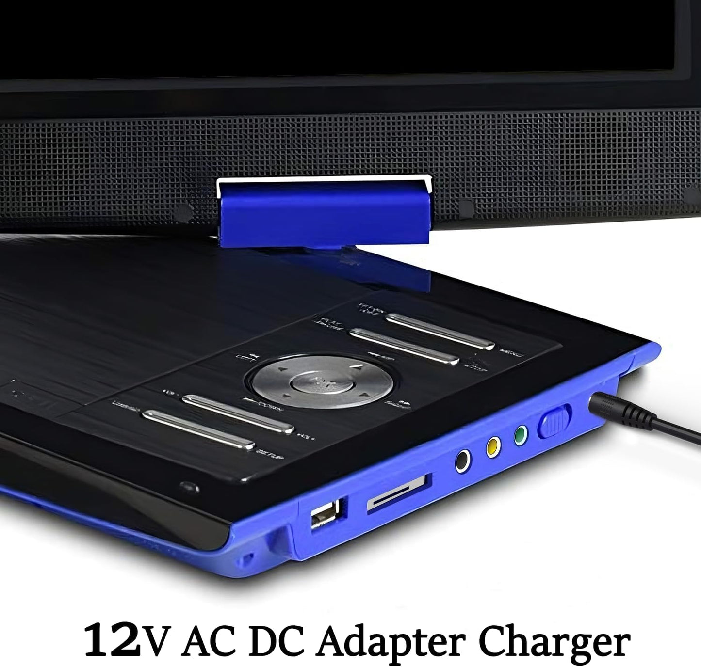 12V Portable DVD Player Adapter Charger - Universal Compatible with Sunpin, Sylvania, Phillips, Craig, Cooau, DBPower, YOTON, ieGeek, Synergy, Winnie, Ematic Portable DVD Players