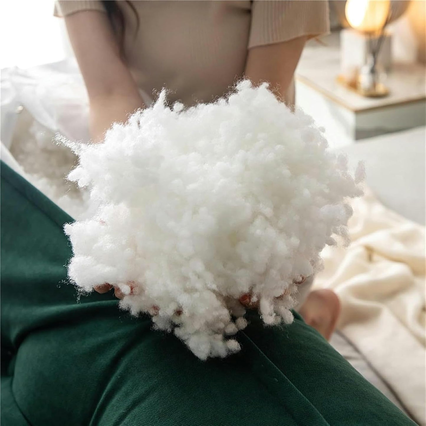 Bed Rest Reading Wedge Headboard Backrest Tufted Pillow, Large Bolster Triangular Headboard Pillow with Pocket and Removable Cover, Back Support Pillow for Sleeping