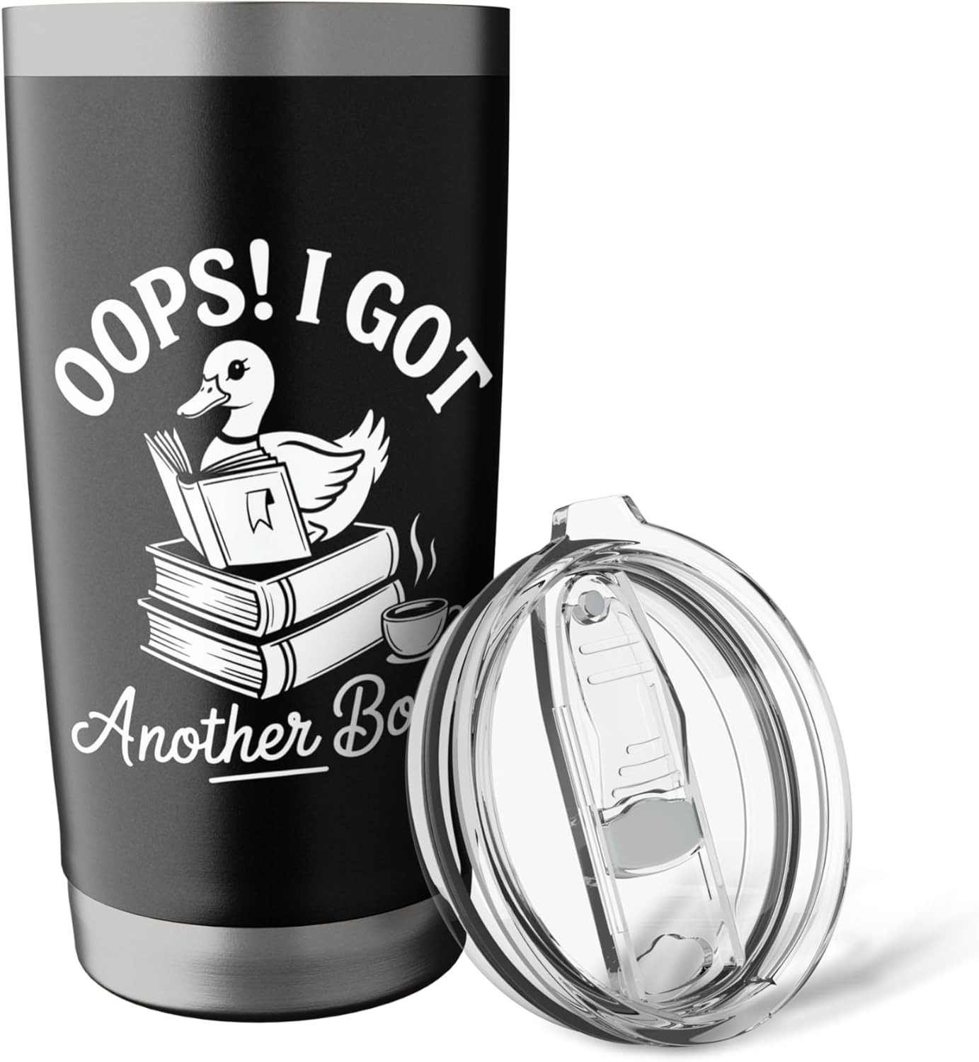 Oops I Got Another Book Goose funny Goose Reader Stainless Steel Insulated Tumbler