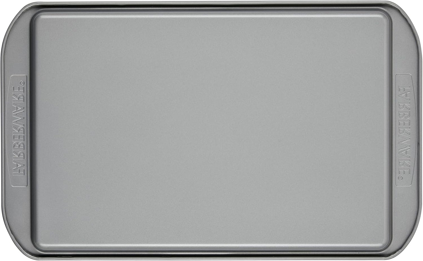 Farberware Nonstick Bakeware 3-Piece Cookie Pan Set, Gray