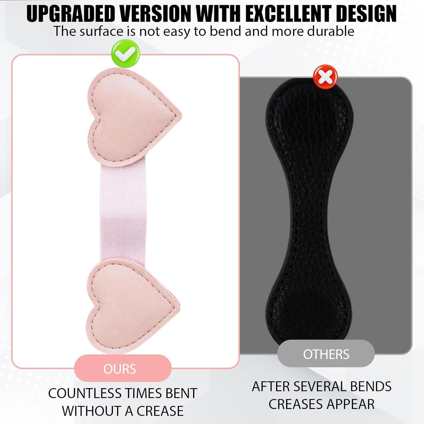 Magnetic Bookmark Pen Holder, Reading Accessory for Book Lovers, Convenient Bookmarking Tool, Pink Color, Set of Two