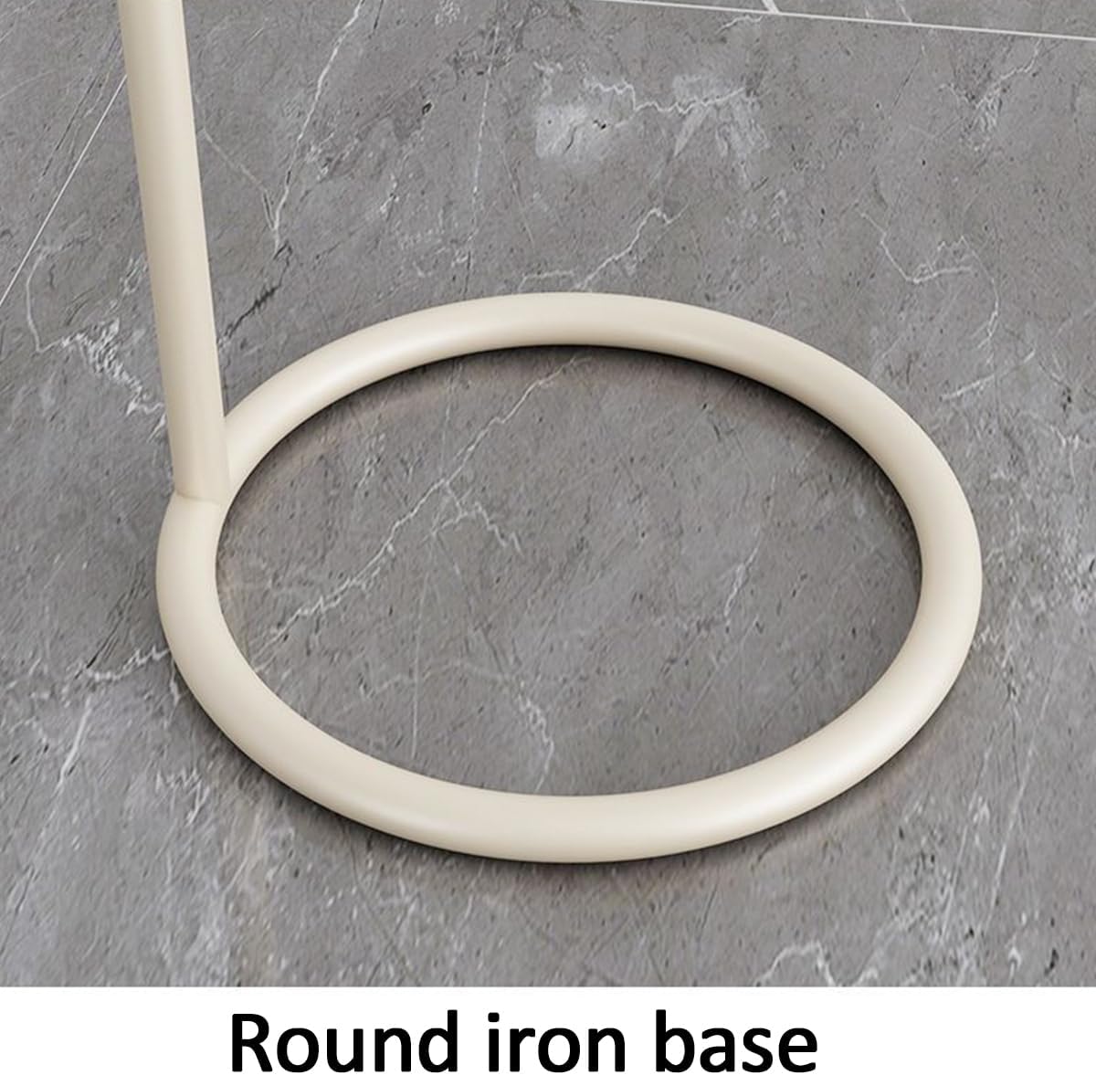 Nordic Cream Style Floor Lamp with Tray Adjustable Height Standing Reading Light Rust-Proof Iron Tall Lights Corner Decoration Vertical Lamp E27 Base Floor Lamps for Bedroom Living Room