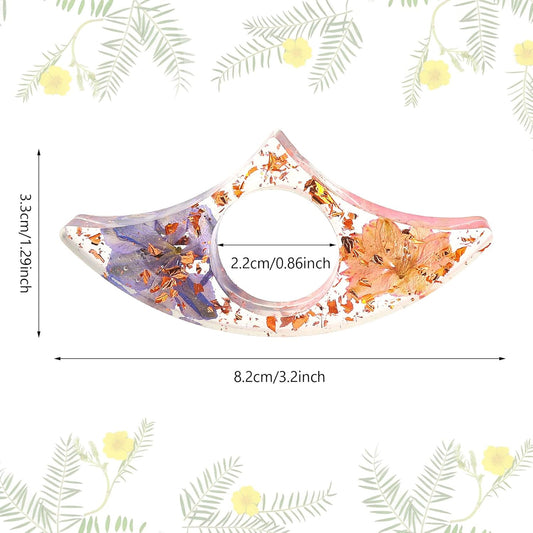 2Pcs PET Book Page Holder, Thumb Book Page Holder Light Weight Books Opener Dried Flower Bookmark Reading Accessories for Readers Books Lovers Bookworm Bookmarks
