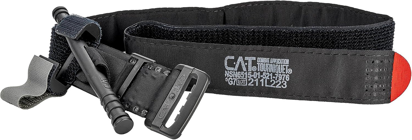North American Rescue C-A-T Combat Application Tourniquet (Black) NAR Genuine Gen 7 CAT Gray Time-Stamped Military Issued (30-0001)