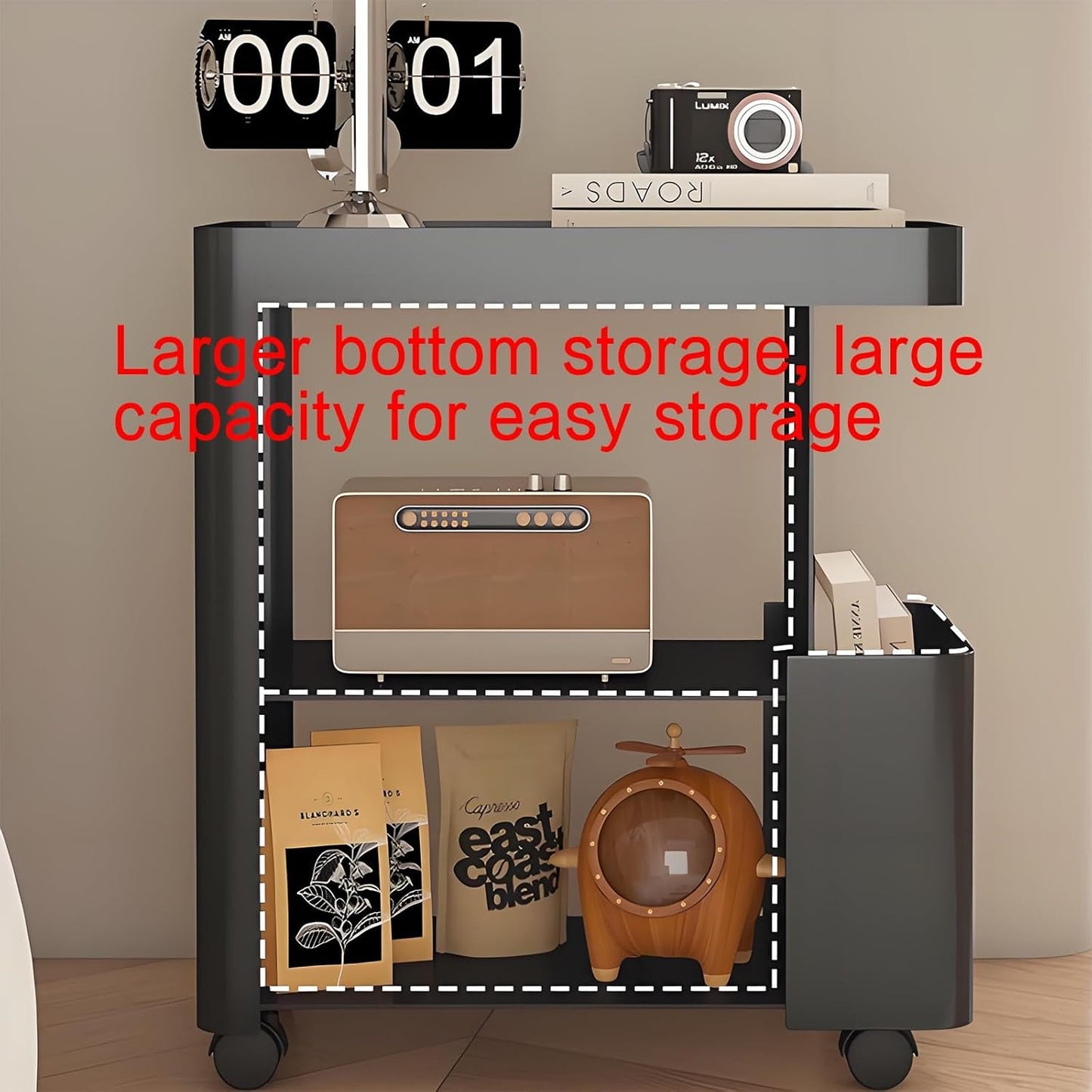Book shelves,unique bookshelf,metal bookshelf,rotating book shelf,spinning bookshelf,Suitable for desks, study rooms, living room corners, bedrooms, living rooms, balconies, offices(Black)