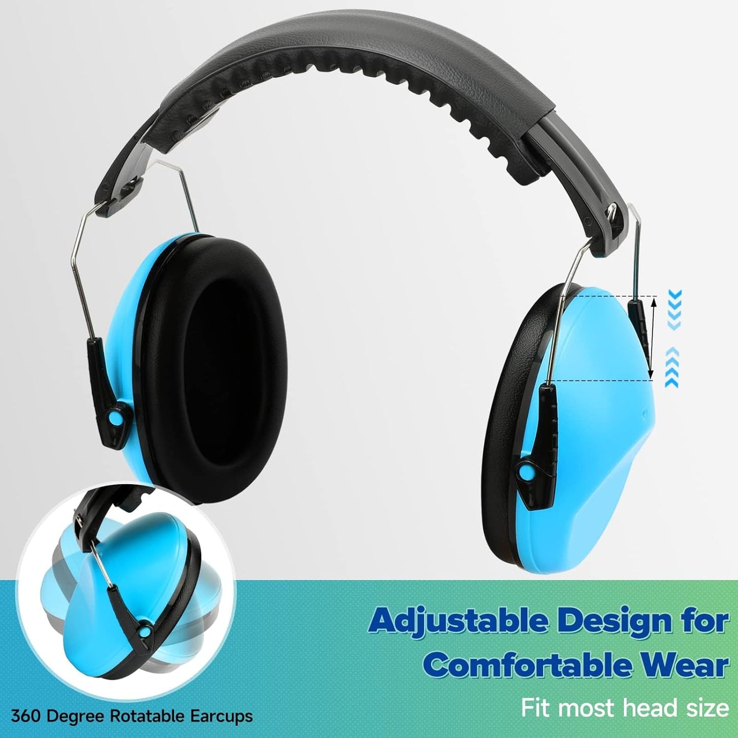 Floriogra 6 Pack Noise Cancelling Headphones for Kids, Kids Ear Protection 28dB SNR Noise Reduction Ear Muffs for Children/Toddler, Noise Cancelling Hearing Protection For Fireworks/Monster Truck