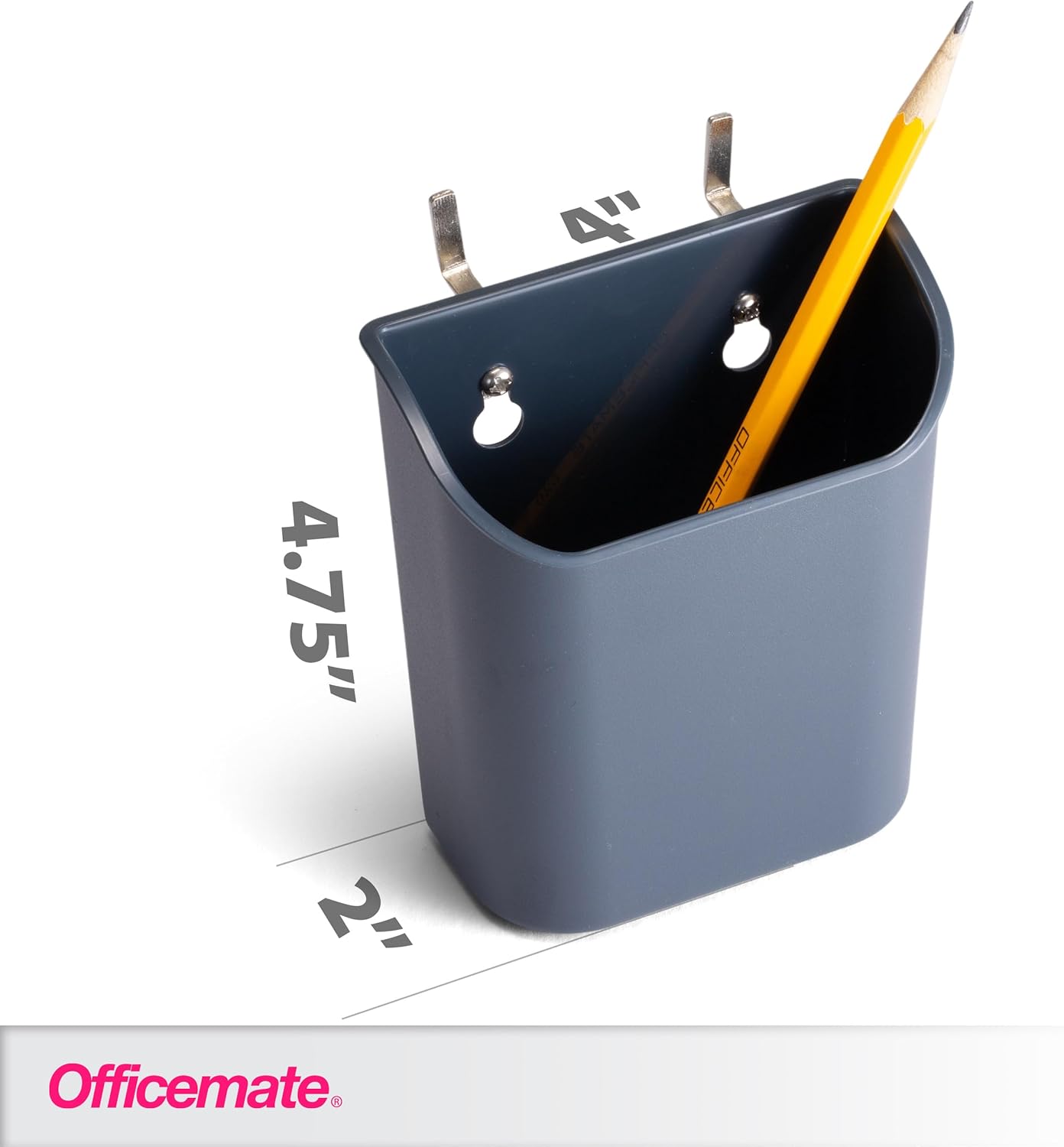 Officemate Cup Organizer, 3 Pack, Pegboard/Slatwall Organizer for Office, Classroom, Workbench, Kitchen, Craft Room, and Garage (92580)