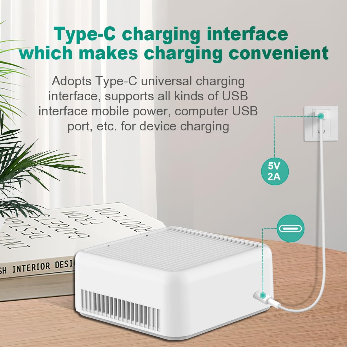 Air Purifiers for Home,True HEPA Small Air Purifier for Dorm Room, Up to 615 Ft²,15dB Quiet,for Smoke Odors,Portable Mini Air Purifier,Desk Air Filter for Office, RV,Bedroom,Travel (Elegant White)