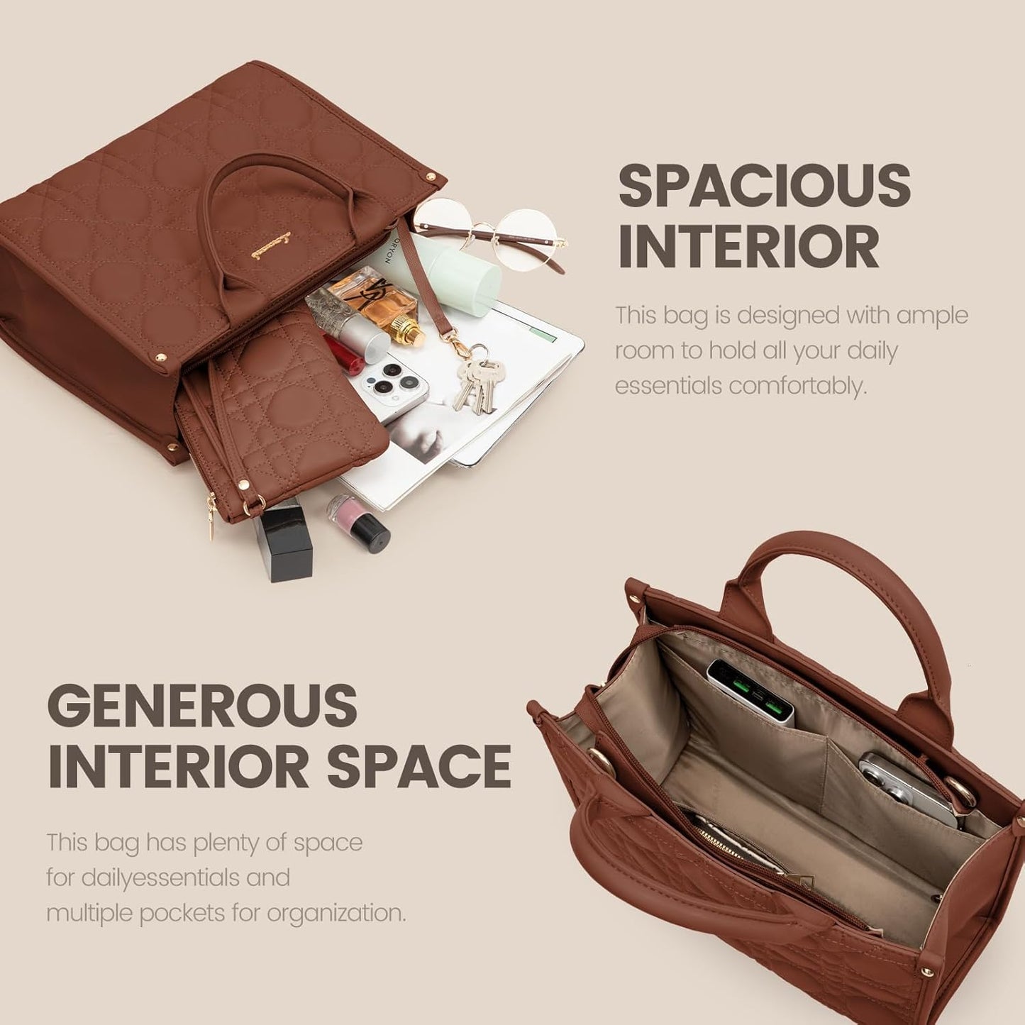LOVEVOOK Purses and Handbags for Women, Handbags Shoulder Bags Black Purses and PU Leather Top Handles for Lady