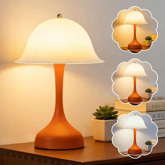Rechargeable Table Lamp,LED Desk Lamps Cordless Reading Light,3-Way Stepless Dimmable Touch Lamps,Kawaii Lamp for Bedroom Bedside Living Room Office Aesthetic Decor