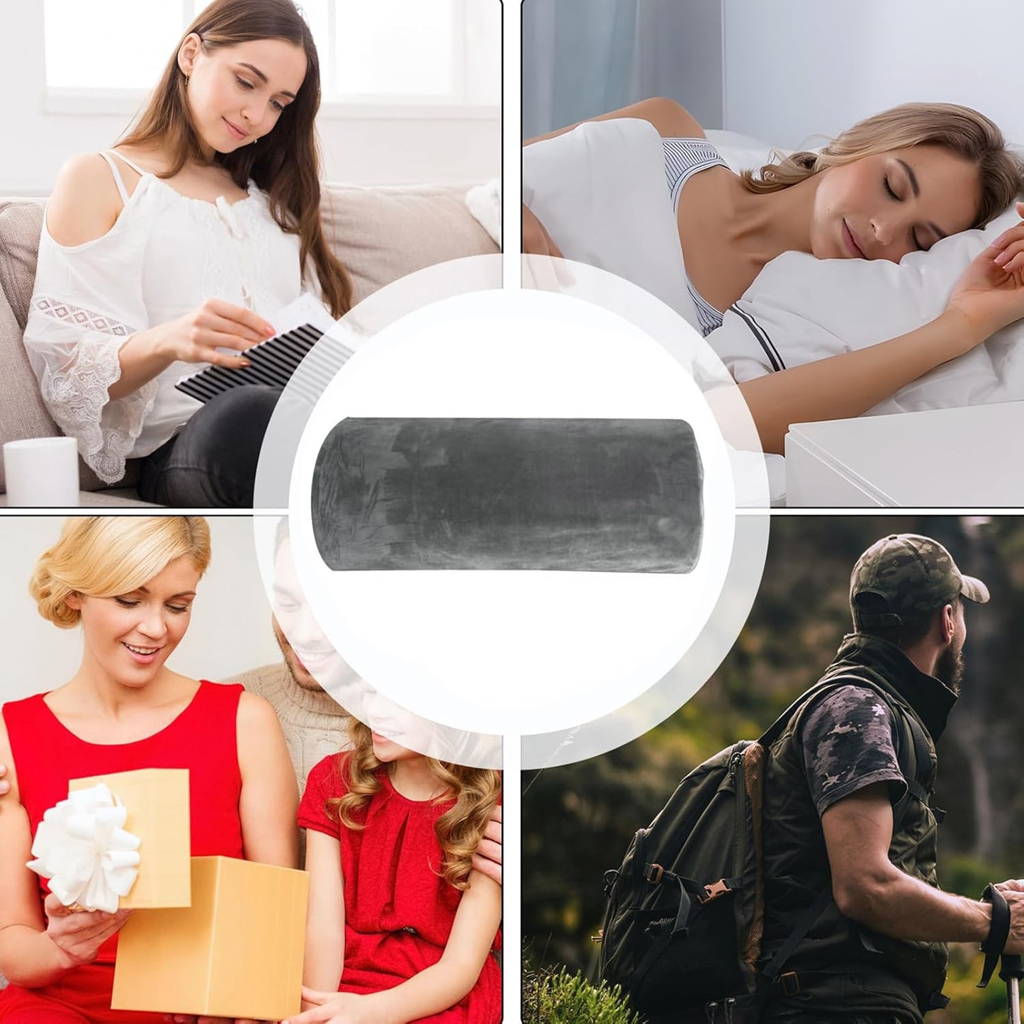 Recliner Leg Rest Cushion, Slow Rebound Leg Elevation Pad with Adjustable Straps, Comfortable Foot Support Pillow for Chair, Bed, and Sofa, Ergonomic Memory Foam Cushion for Relaxation, Resting