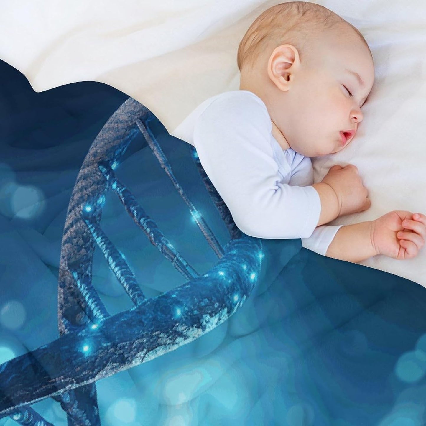 Blue Glowing Picture Throw Blanket for Couch Super Soft Warm Lightweight Throw Blankets Cozy Flannel Bed Blanket Cute Decorative Blankets for All Seasons Home Decor Gift 60"*80"（150 * 200cm）
