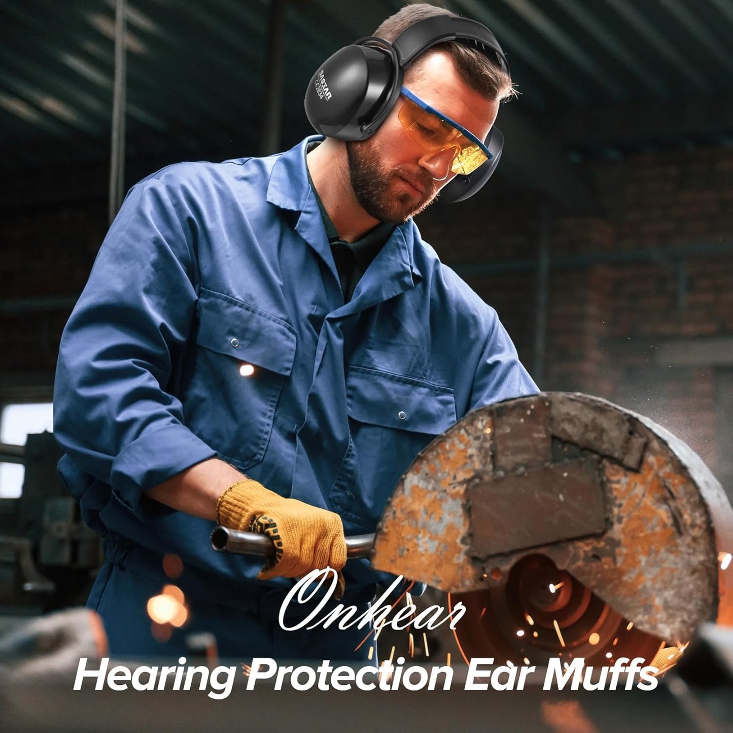 Ear Protection Headphones for Adults Kids, Noise Cancelling Headphones for Autism, Adjustable Noise Cancelling Ear Muffs, Earmuffs Hearing Protection, Effective Ear Muffs for Noise Reduction
