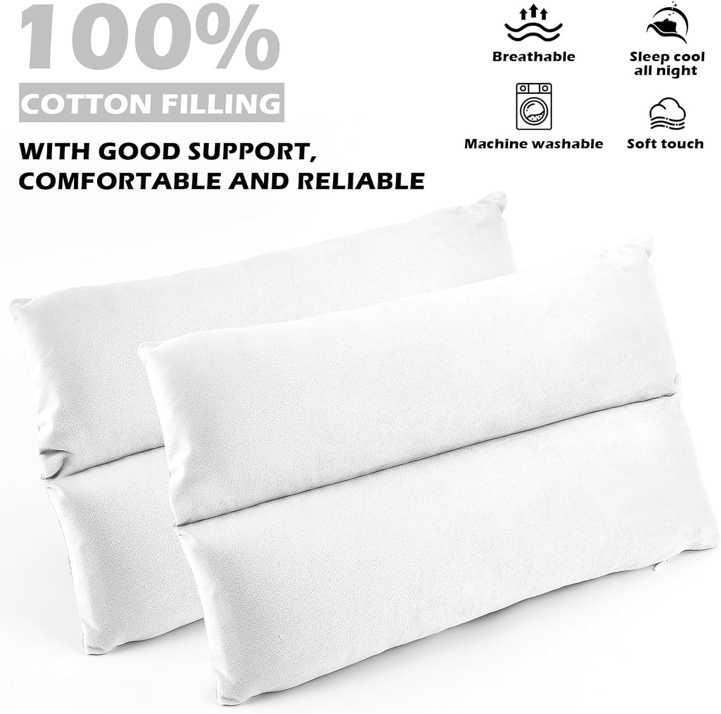 Comfortable Arm Rest Pillow for Better Sleep and Recovery Ideal Support for Swelling, Injury and Surgery Recovery Perfect for Side Sleepers(White)