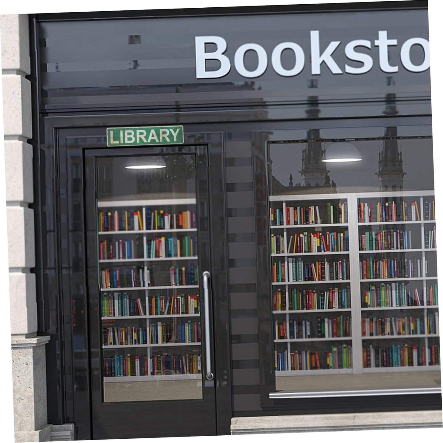 ERINGOGO Vintage Library Sign Plaque Rustic Tin Wall Art for Home and Office Decor Reading Room and Outdoor Book Decor for Book Lovers and Study Spaces