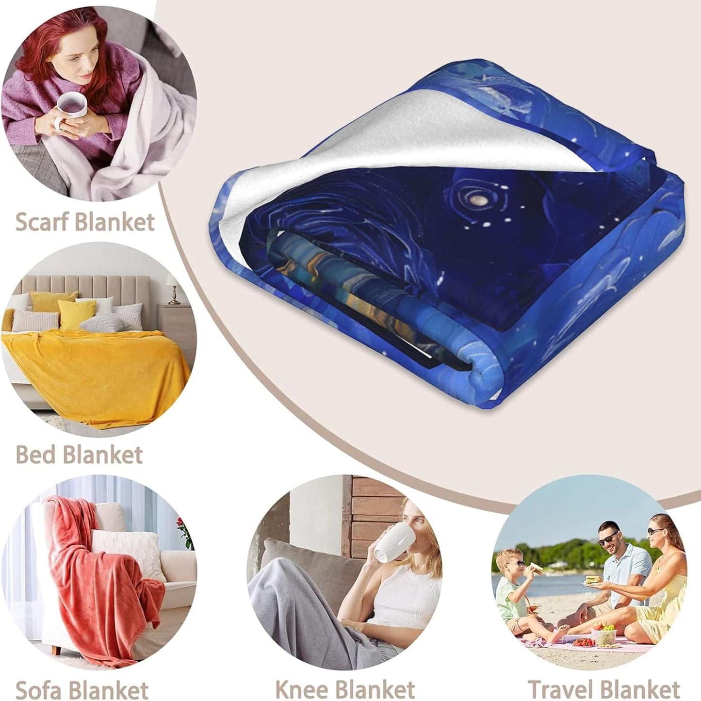 Bulldog Reading Book Throw Blanket for Boys Girls Kids and Pet Lovers, Cute Dog Design, Fuzzy Warm Soft Cozy Flannel Blankets Gifts for Bedroom, Couch, Travel, Dorm, Picnic, Home Decor 50x60 in