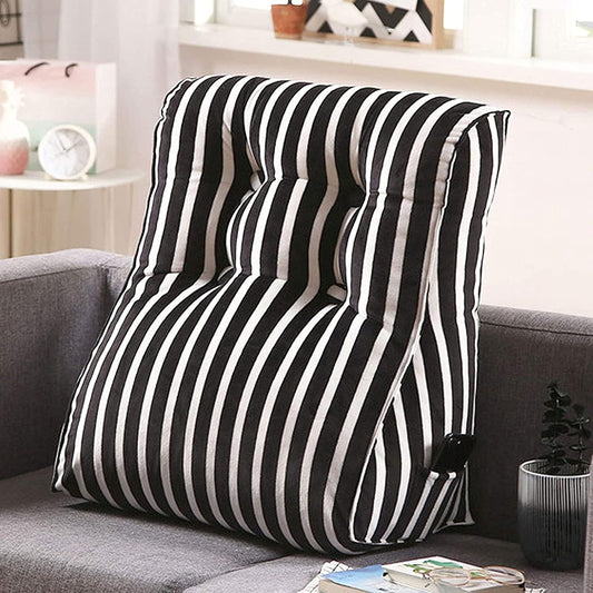 Wedge Pillow Body Throw Reading Pillows ?Bed Backrest Daybed Pillow Filled Triangular Soft Headboard Wedge Cushion Bed Backrest Positioning Support