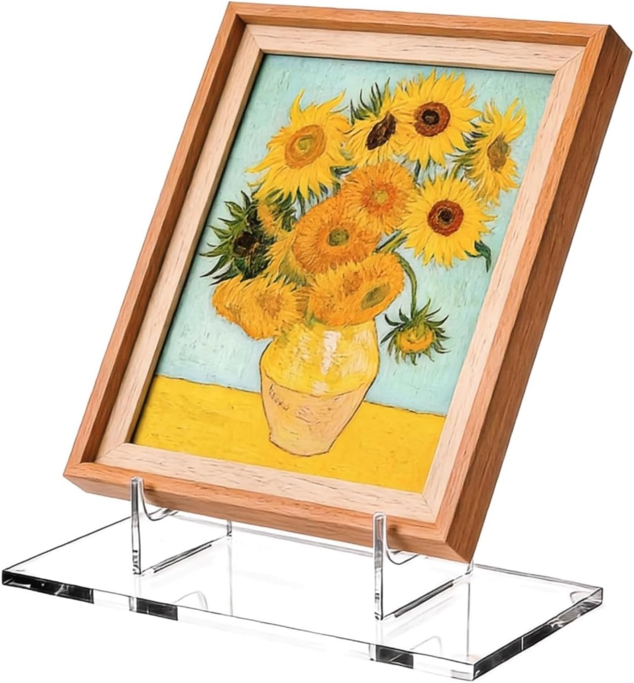 Acrylic Book Stand Clear Easel Stand for Display Acrylic Plate Display Holder for Picture Book Frame Vinyl Decorative Plate Platter Photo