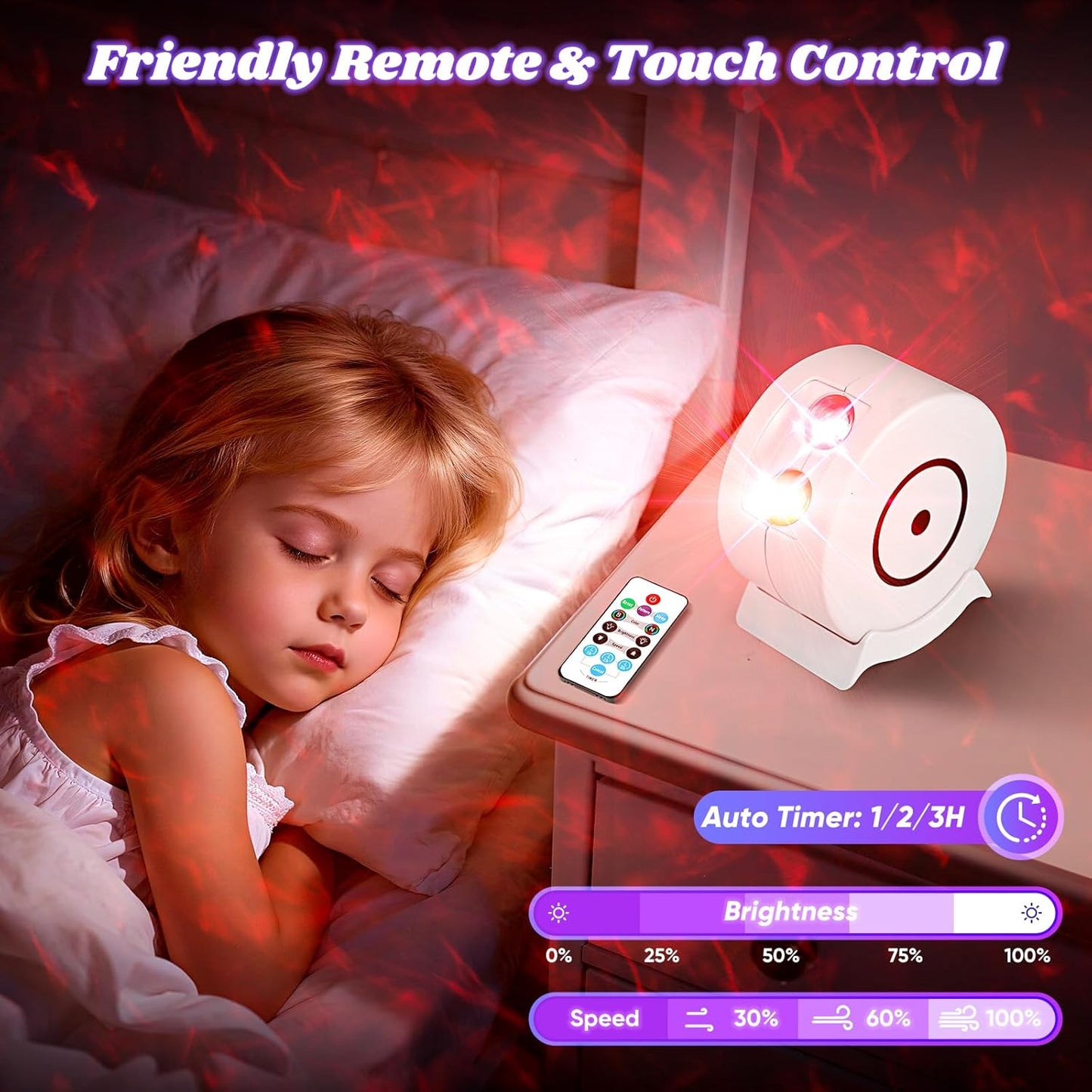 Galaxy Projector, Light Projector, Night Light Projector with 41 Lighting Modes, Galaxy Light Projector with Timer and Remote, for Kids Adults, Bedroom, Home Theater, Christmas