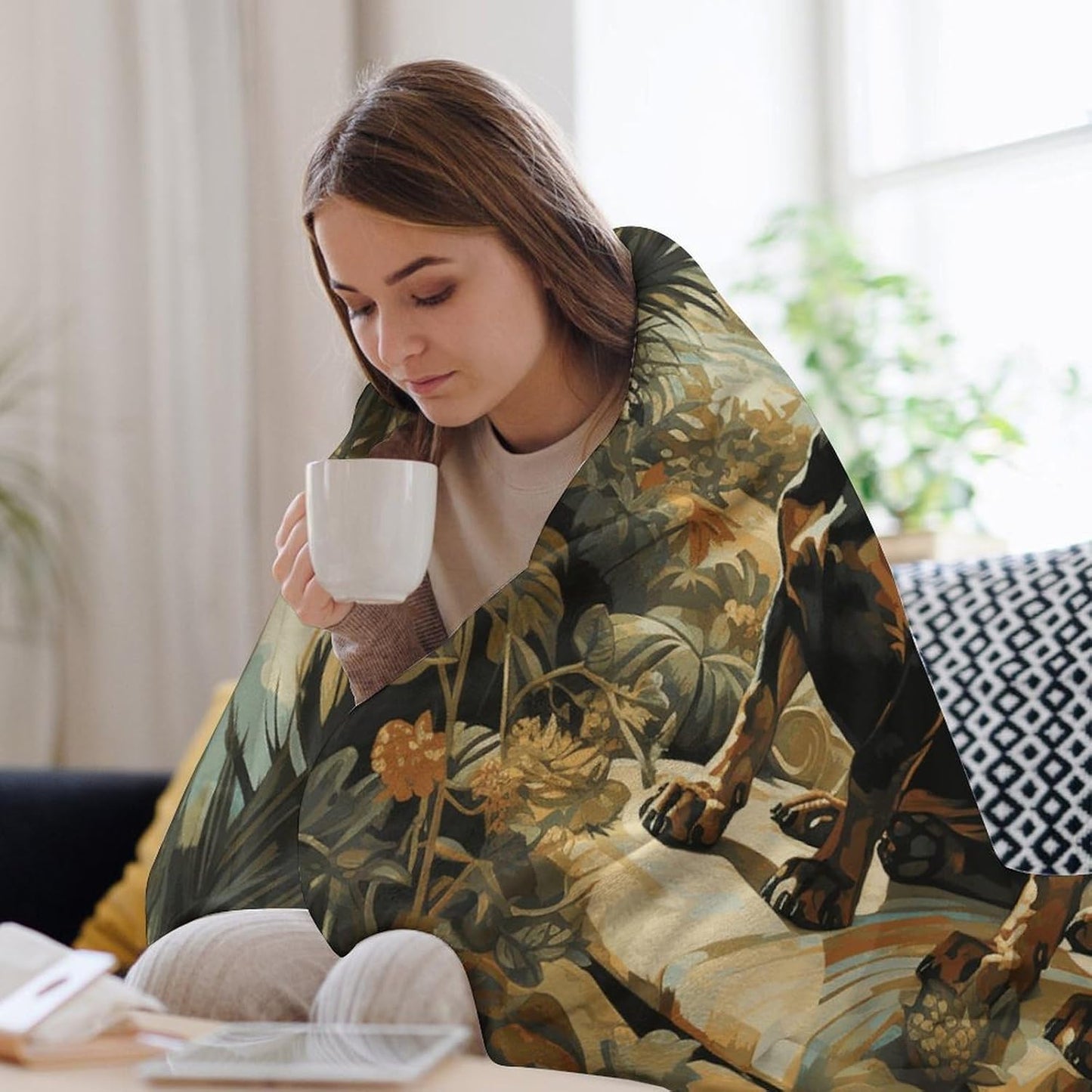 Dachshund Dog Bento Throw Blanket for Couch Super Soft Warm Lightweight Throw Blankets Cozy Flannel Bed Blanket Cute Decorative Blankets for All Seasons Home Decor Gift 60"*80"（150 * 200cm）