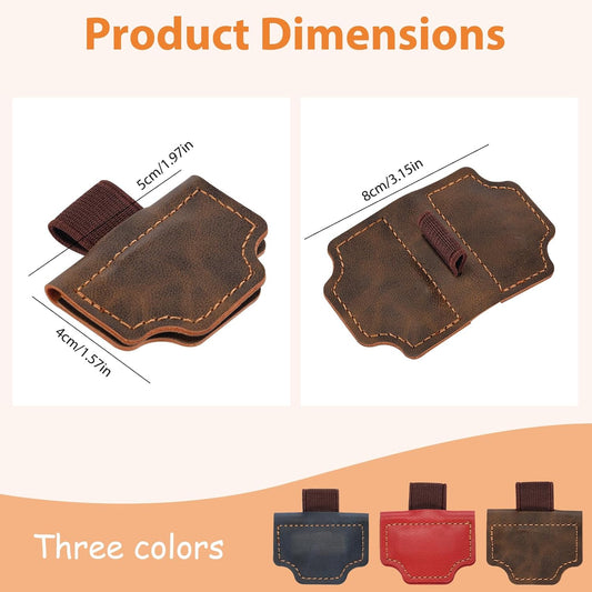 3PCS Magnetic Bookmarks with Pen Holder, Leather Pen Holder Bookmark for Readers，Best Gift for Book Lovers, Convenient Reading Accessories.