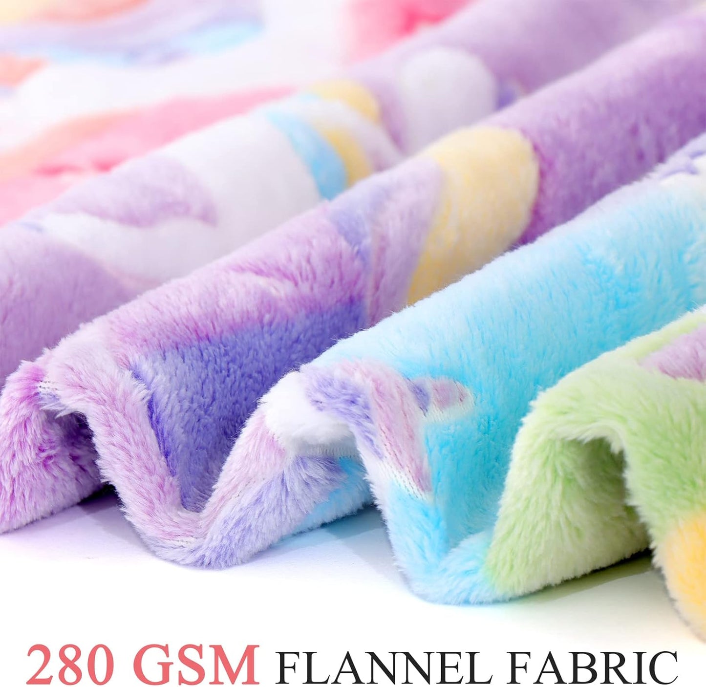 Glow in The Dark Blanket Unicorns Gifts for Girls,Soft Blanket 3 4 5 6 7 8 9 10 Year Old Girl Gifts,Toddler Girls Toys Age 6-8,Easter Gifts for Kids Birthday Gift Presents,60"x80"