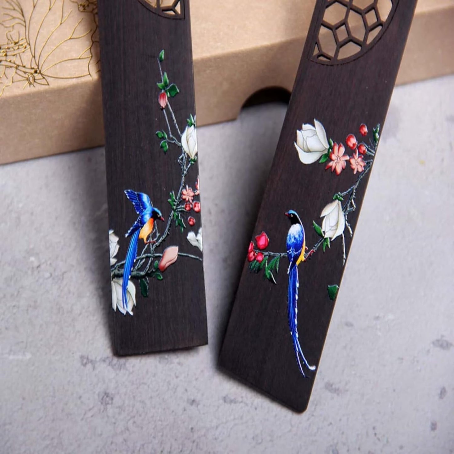 2pcs Wooden Bookmark,5.71"x1.18" Wooden Book Marker with Tassel for Reading Enthusiasts, Students, Teachers, Men, Women, Non-Scratch Pages, Perfect for Daily Reading Gifts