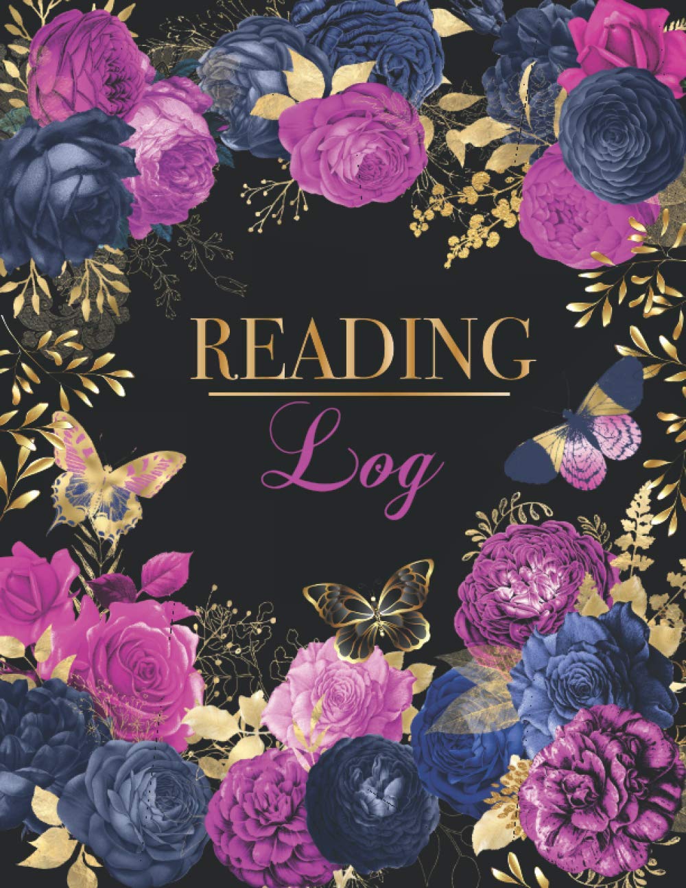 Reading Log: Floral | Reading Log Journal | Book Review Journal for Book Lovers and Readers | Reading Log Book Tracker to Write your Reviews and Favorite Quotes