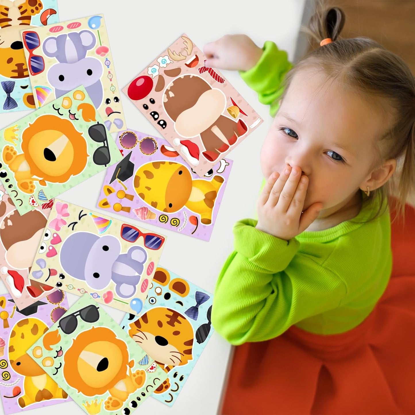 Jungle Safari Party Favors Set Wild Animals Set for Kids Birthday Gifts, Wild Theme Party favors for Kids Birthday Party Baby Shower Goodie Bag Fillers Jungle Safari Party Supplies (Animal)