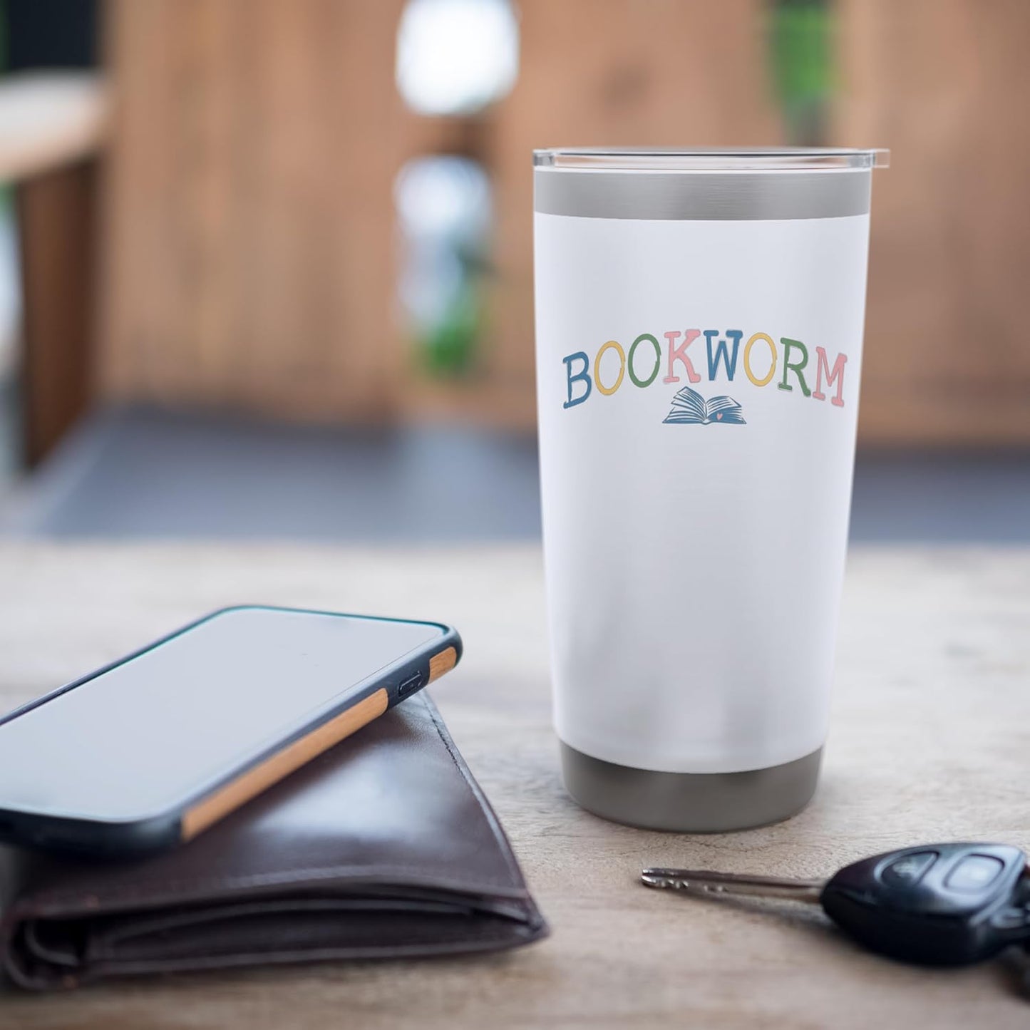 Bookworm - Designed for Avid Readers Stainless Steel Insulated Tumbler
