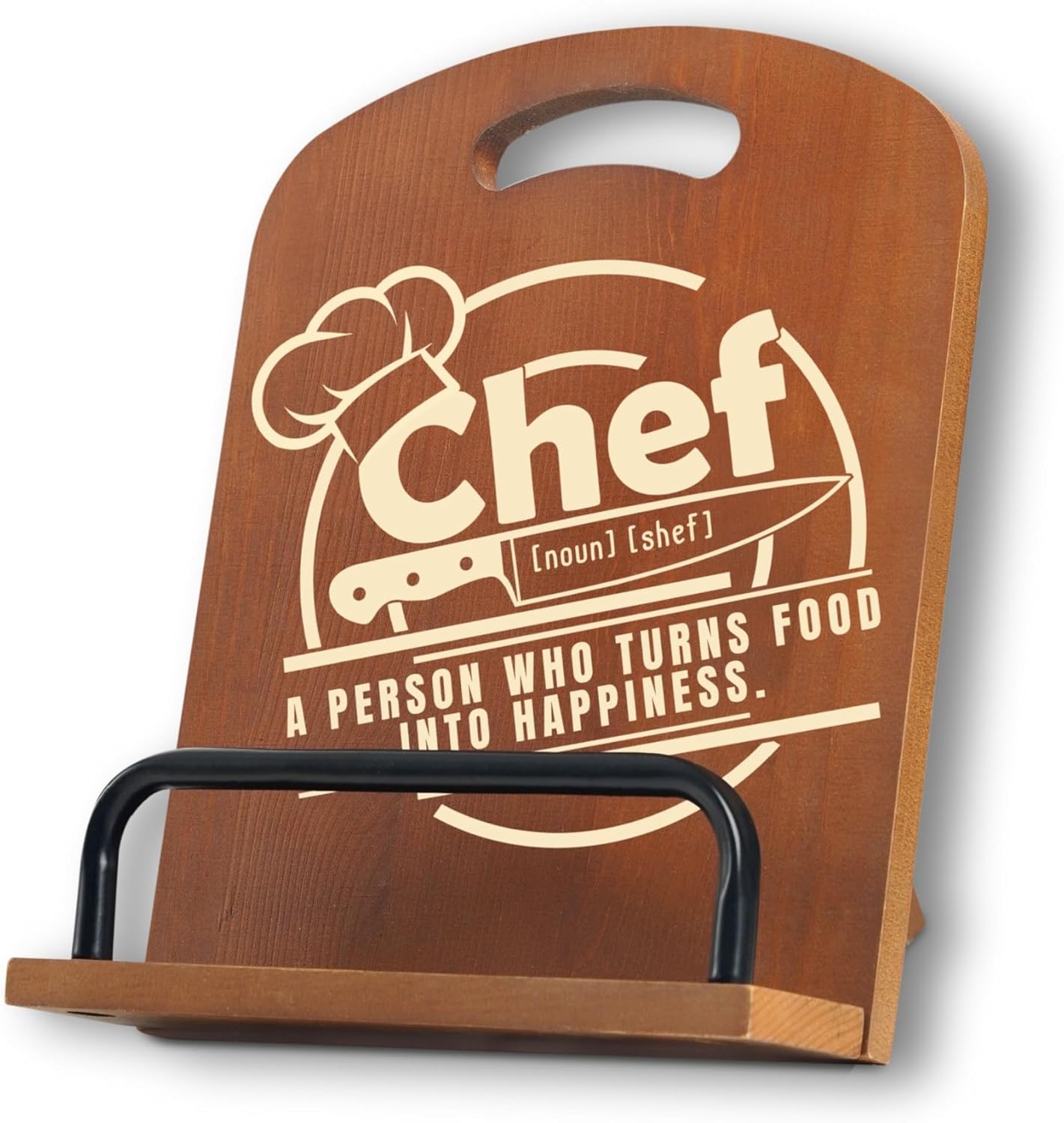 InnoBeta Chef Gifts for Cooking Lovers, Cookbook Stand for Kitchen Counter, Perfect Gifts for Chefs on Birthday, Adjustable Tablet Recipe Book Holder, Unique Kitchen & Culinary Decor