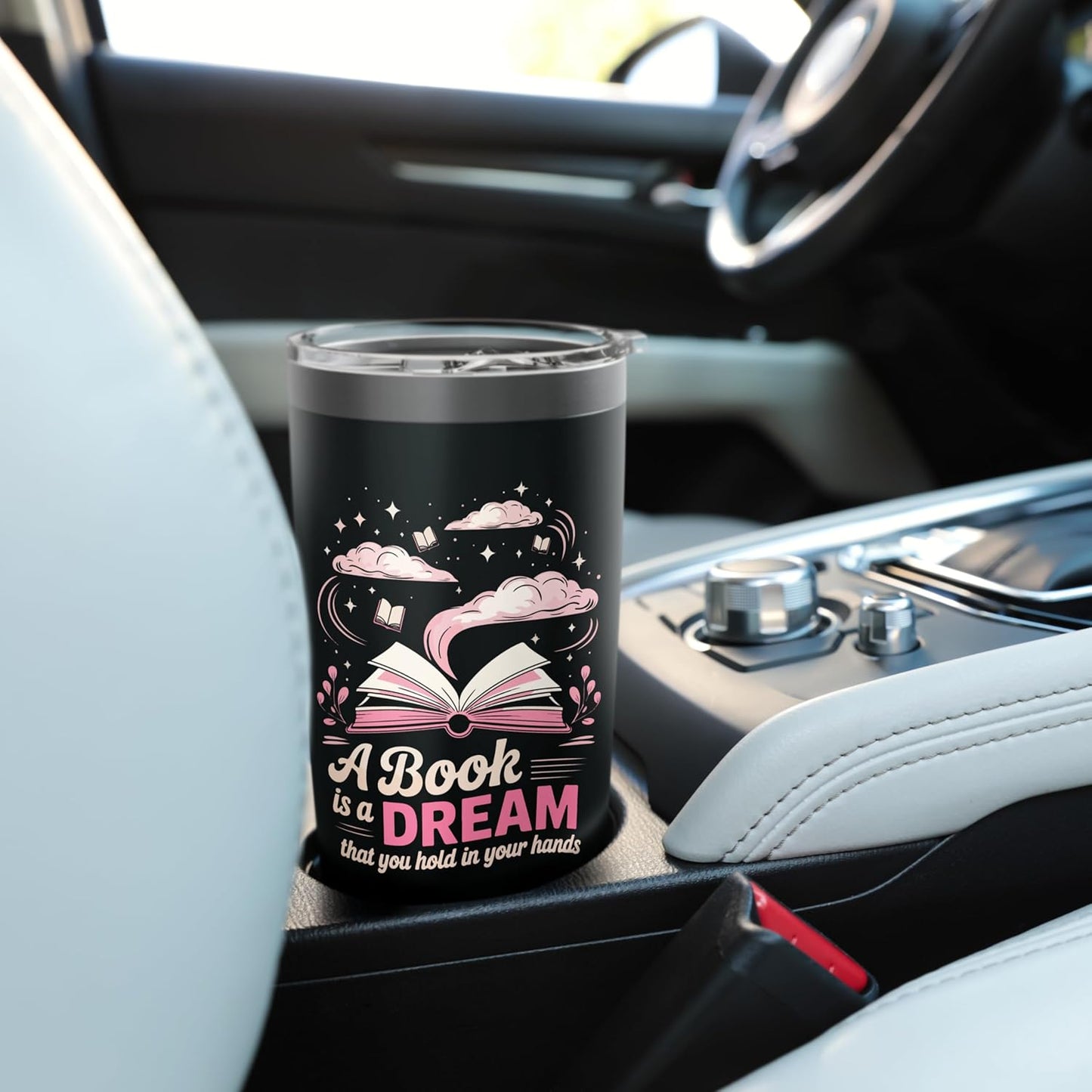 Book Reading A Book Is A Dream That You Hold In Your Hands Stainless Steel Insulated Tumbler