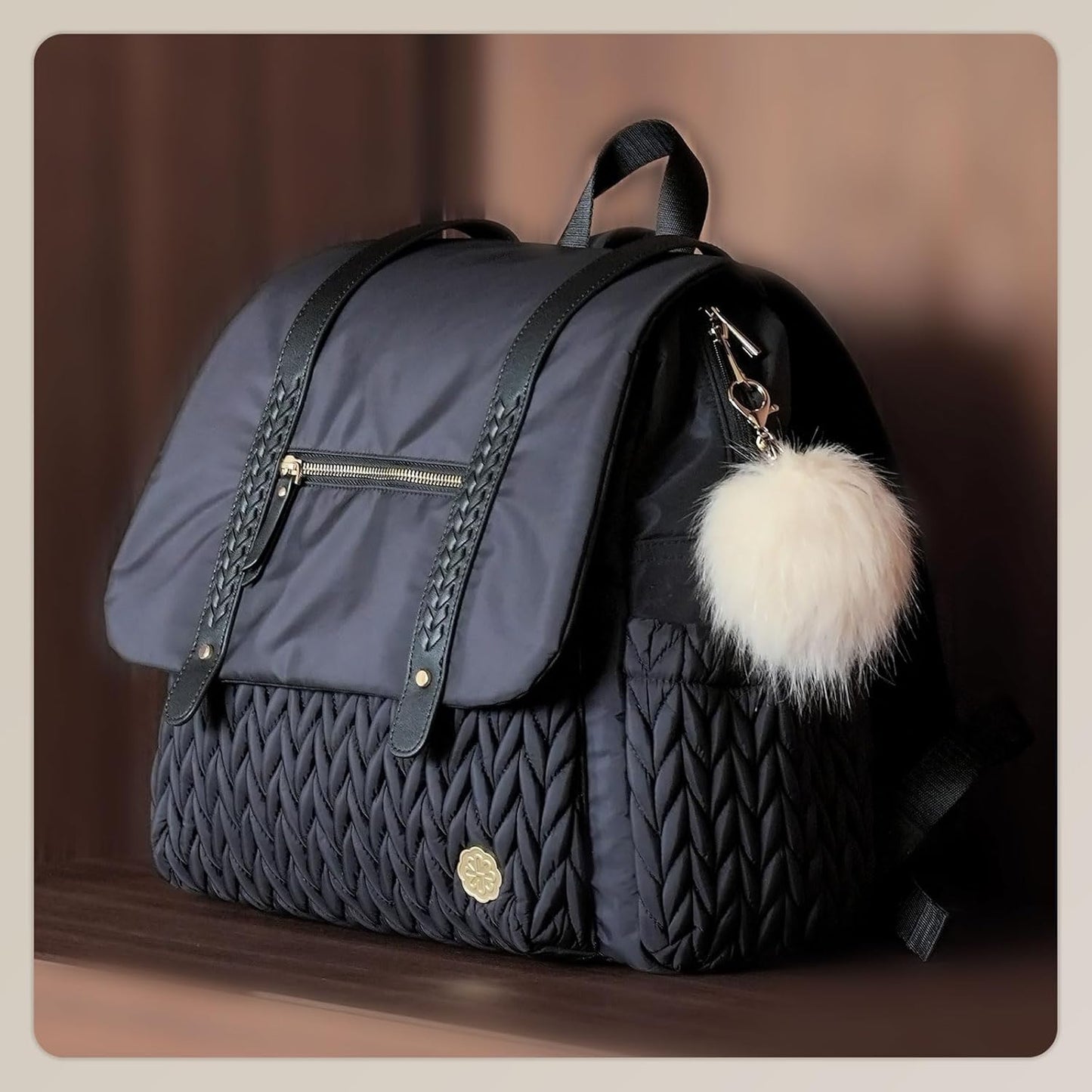 Diaper Bag BackPack Large Capacity Travel Mommy Bag Waterproof and Stylish with Changing Pad Baby Bag for Women and Girls