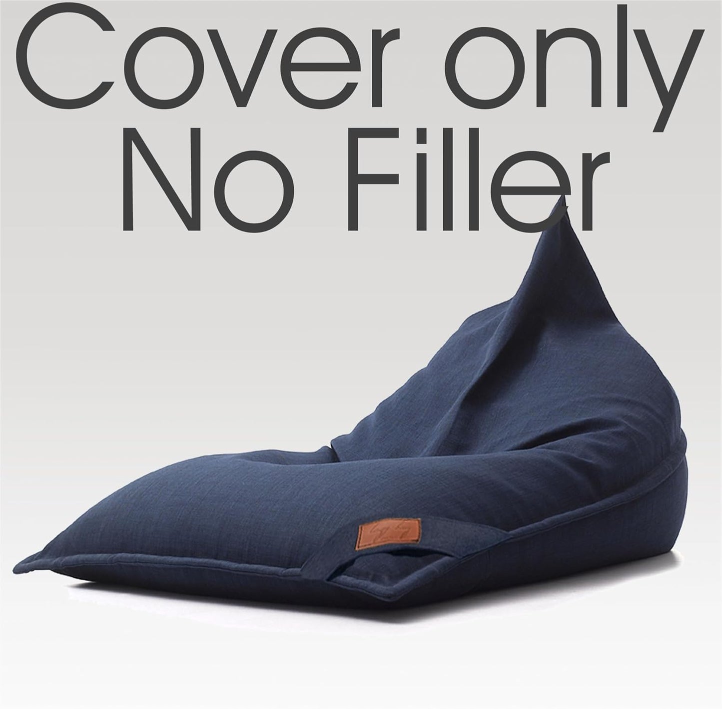 Luxembourg Bean Bag Chair Cover (No Filler) for Reading | Living Room, Bedroom | Adults | Storage Solution, Lazy Sofa