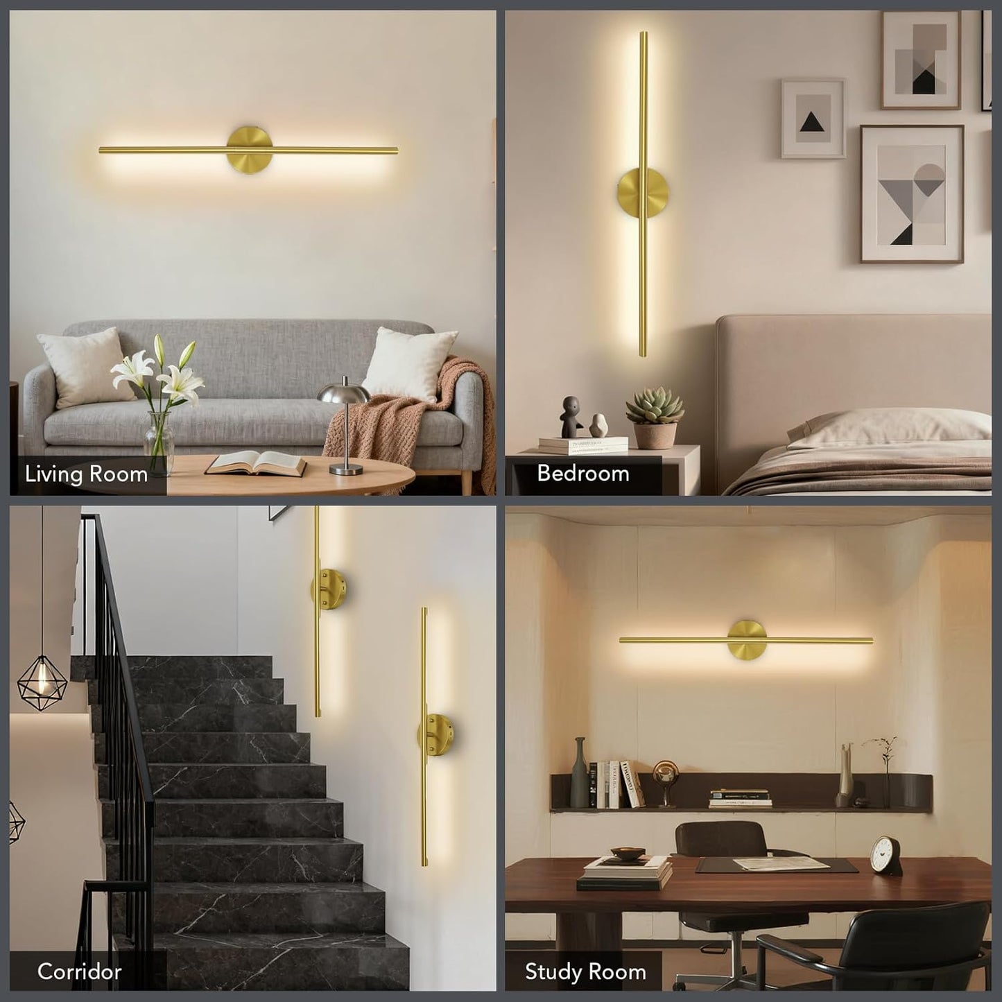 TONYFUL Battery Operated Wall Sconce Set of 2, Rechargeable Wall Lamp with 6000mAh Dimmable Bulbs and Remote, 3000K-6500K LED Wireless Wall Lights for Bedroom, Living Room, Hallway Decor, Background