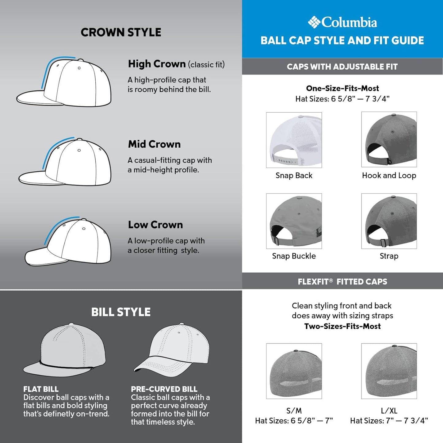 Columbia Unisex Adult Ratchet Strap Snap Back